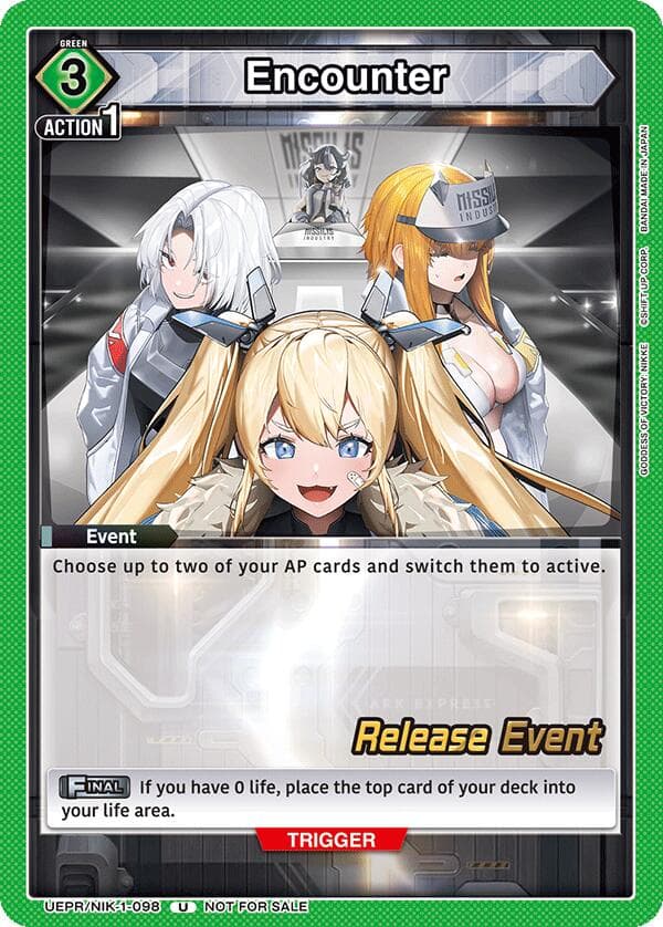 Encounter (098) — UE14BT: GODDESS OF VICTORY: NIKKE Release Event Cards card