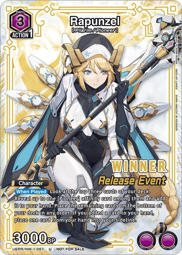 Rapunzel (Release Event Winner) — UE14BT: GODDESS OF VICTORY: NIKKE Release Event Cards card