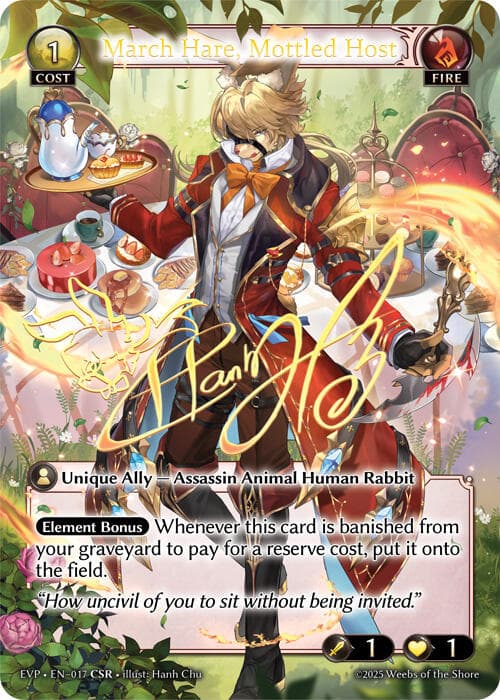 March Hare, Mottled Host (CSR) — Promotional Cards card