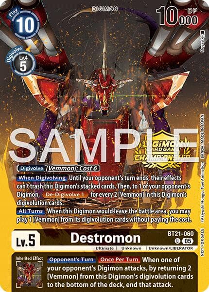Destromon (Championship 25-26 Season 2 Tamers Pack) — World Convergence card