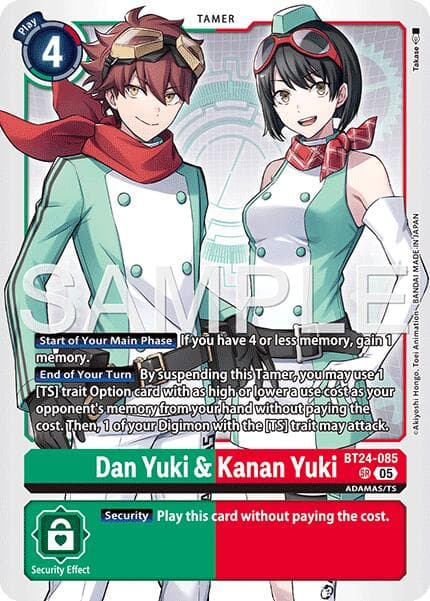 Dan Yuki & Kanan Yuki — Time Stranger card