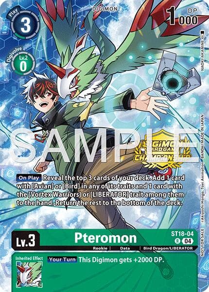 Pteromon (Championship 25-26 Season 2 Tamers Pack) — Starter Deck 18: Guardian Vortex card