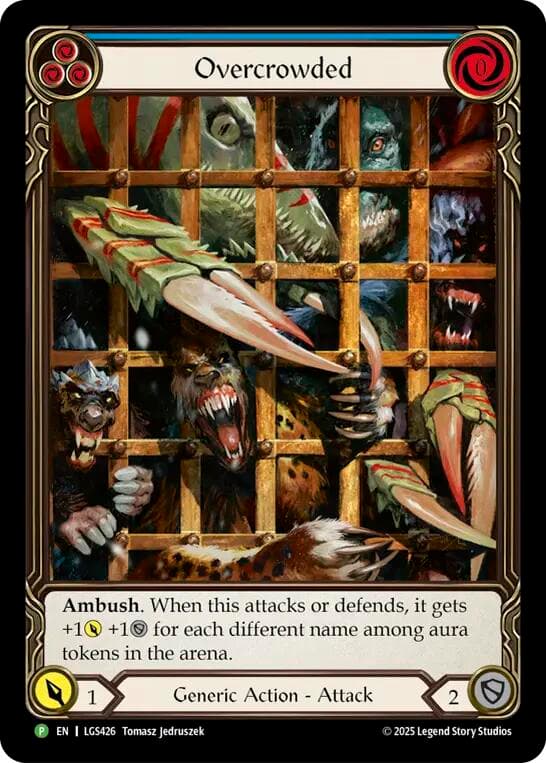 Overcrowded - LGS426 — Flesh and Blood: Promo Cards card