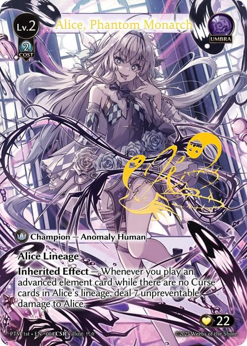 Alice, Phantom Monarch (CSR) — Phantom Monarchs card
