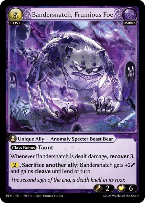 Bandersnatch, Frumious Foe — Phantom Monarchs card