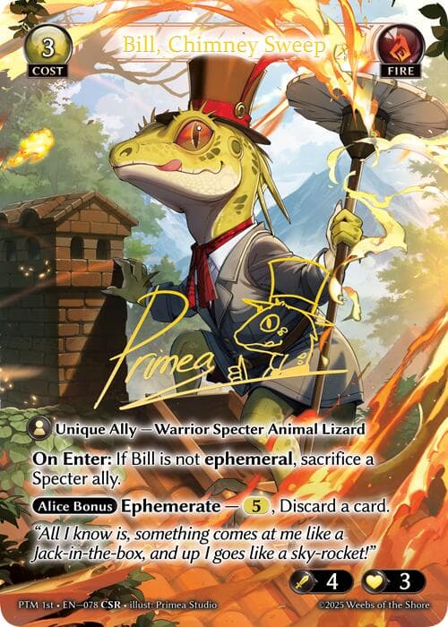 Bill, Chimney Sweep (CSR) — Phantom Monarchs card