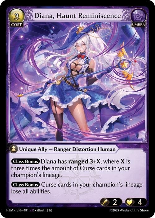 Diana, Haunt Reminiscence — Phantom Monarchs card