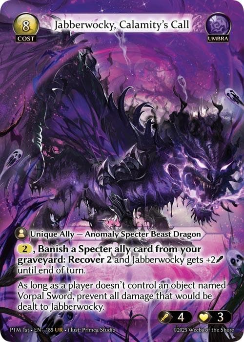 Jabberwocky, Calamity's Call — Phantom Monarchs card