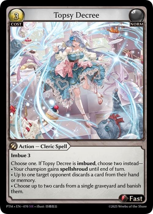 Topsy Decree — Phantom Monarchs card