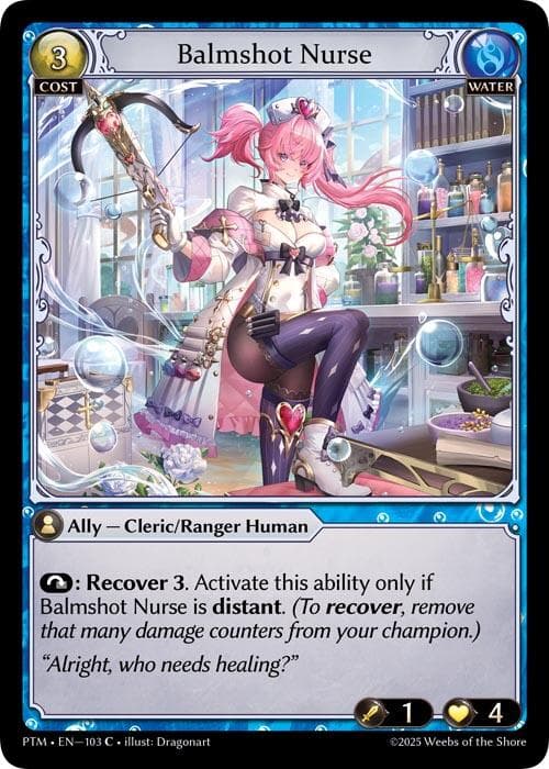 Balmshot Nurse (Curio Foil) — Phantom Monarchs card
