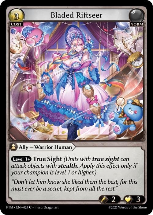 Bladed Riftseer (Curio Foil) — Phantom Monarchs card