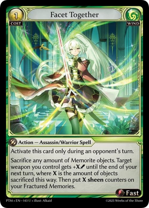 Facet Together (Curio Foil) — Phantom Monarchs card