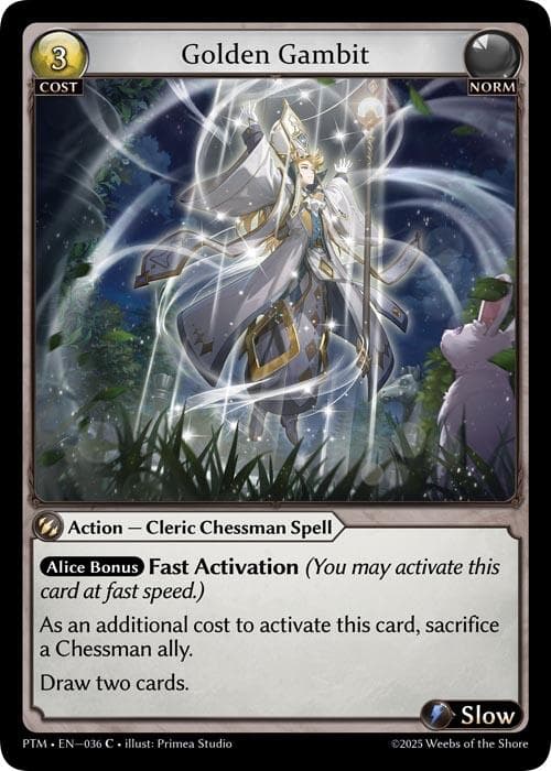 Golden Gambit (Curio Foil) — Phantom Monarchs card