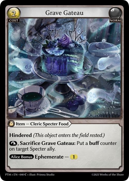 Grave Gateau (Curio Foil) — Phantom Monarchs card