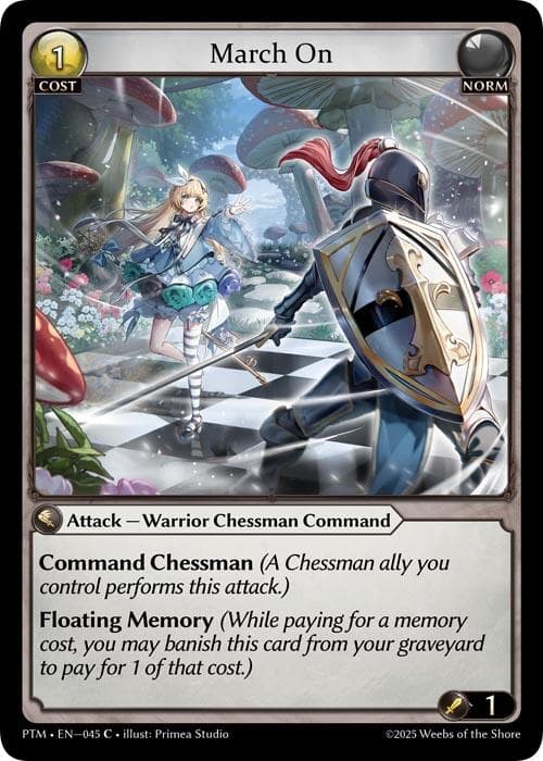 March On (Curio Foil) — Phantom Monarchs card