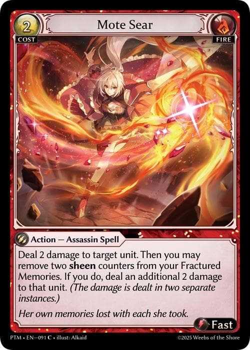 Mote Sear (Curio Foil) — Phantom Monarchs card