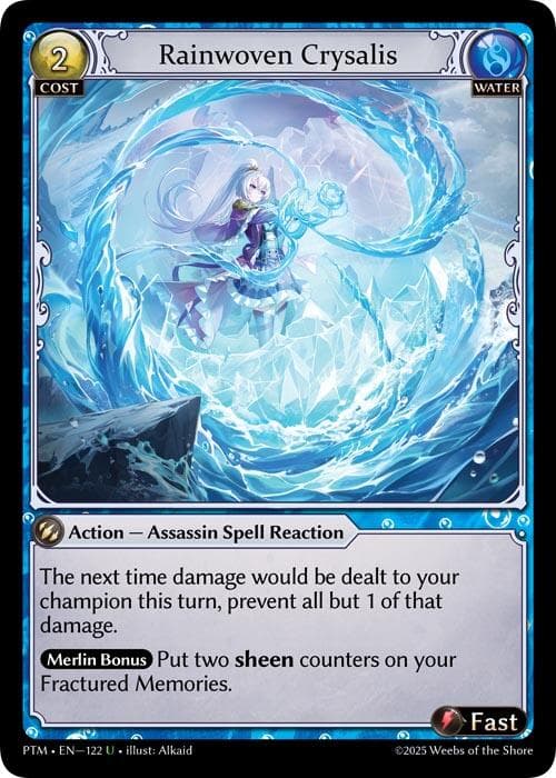 Rainwoven Crysalis (Curio Foil) — Phantom Monarchs card