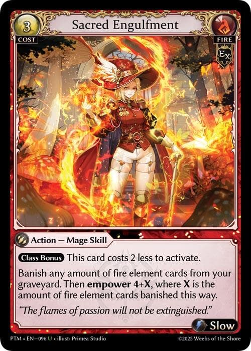 Sacred Engulfment (Curio Foil) — Phantom Monarchs card