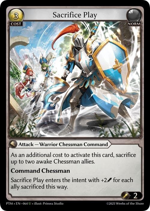 Sacrifice Play (Curio Foil) — Phantom Monarchs card