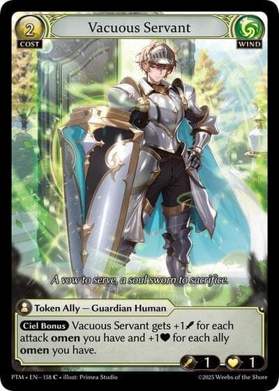 Vacuous Servant (Curio Foil) — Phantom Monarchs card