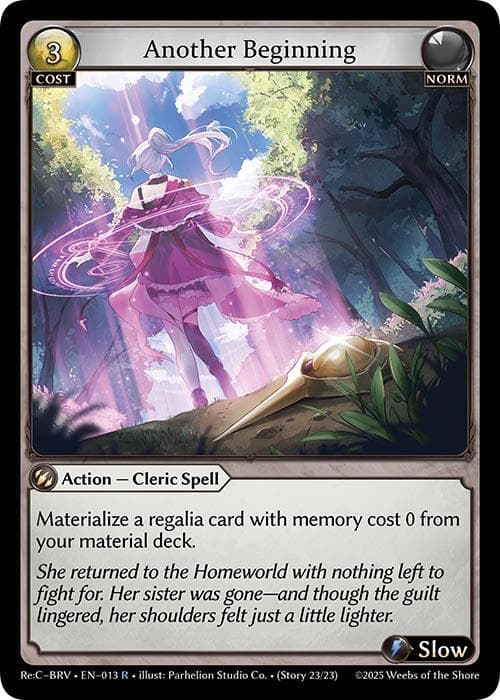 Another Beginning — Merlin Re: Collection, Brilliant Vestige card