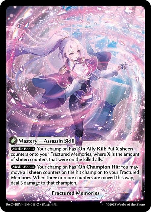 Fractured Memories — Merlin Re: Collection, Brilliant Vestige card