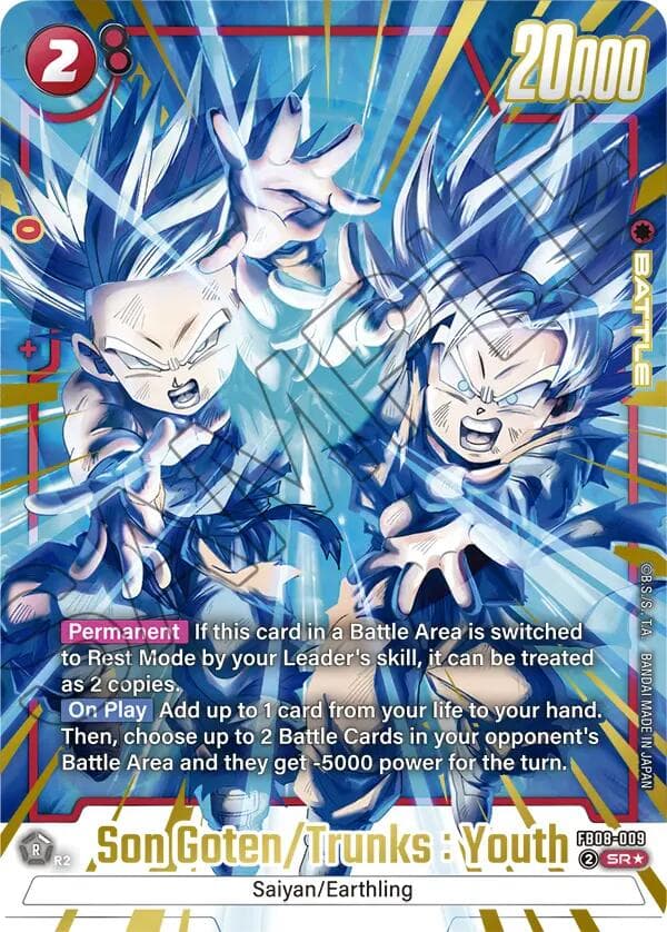 Son Goten/Trunks : Youth (Alternate Art) — Saiyan's Pride card