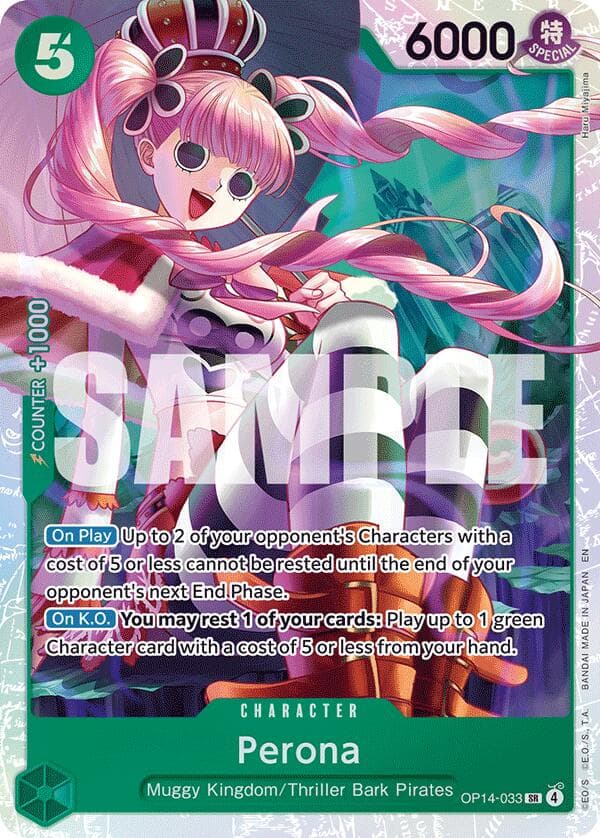 Perona - OP14-033 — The Azure Sea's Seven card