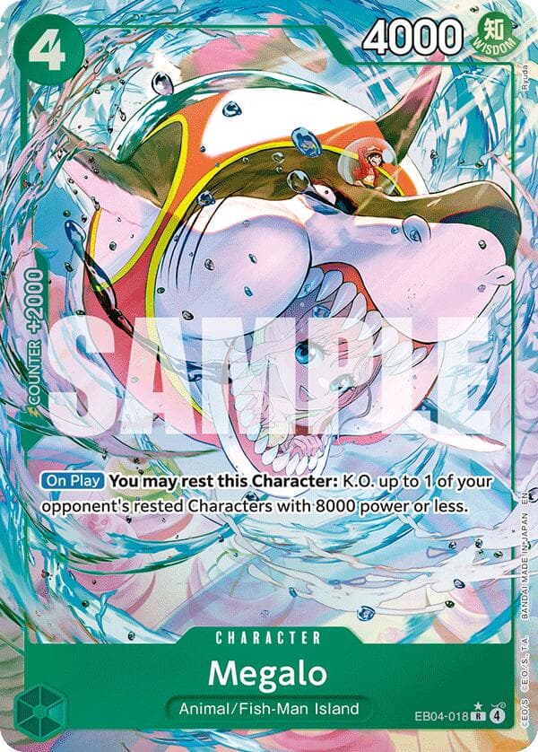 Megalo (Alternate Art) — The Azure Sea's Seven card
