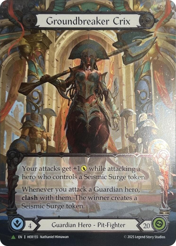 Groundbreaker Crix - HER155 — Flesh and Blood: Promo Cards card