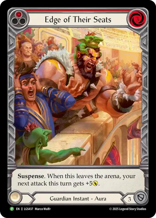 Edge of Their Seats - LGS437 — Flesh and Blood: Promo Cards card