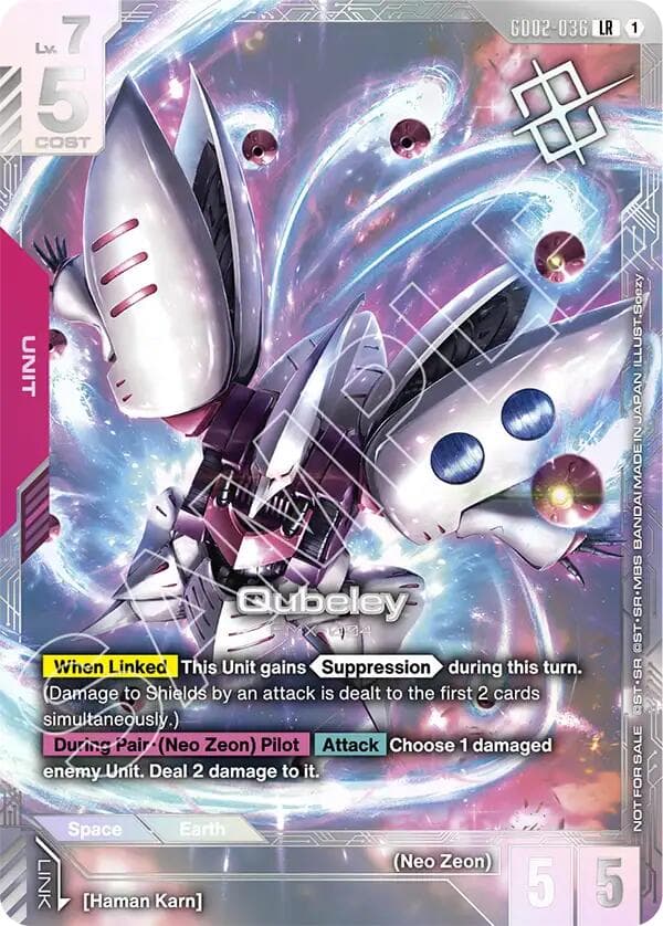 Qubeley (Newtype Challenge 2025 Mission 3) — Gundam Promotional Cards card