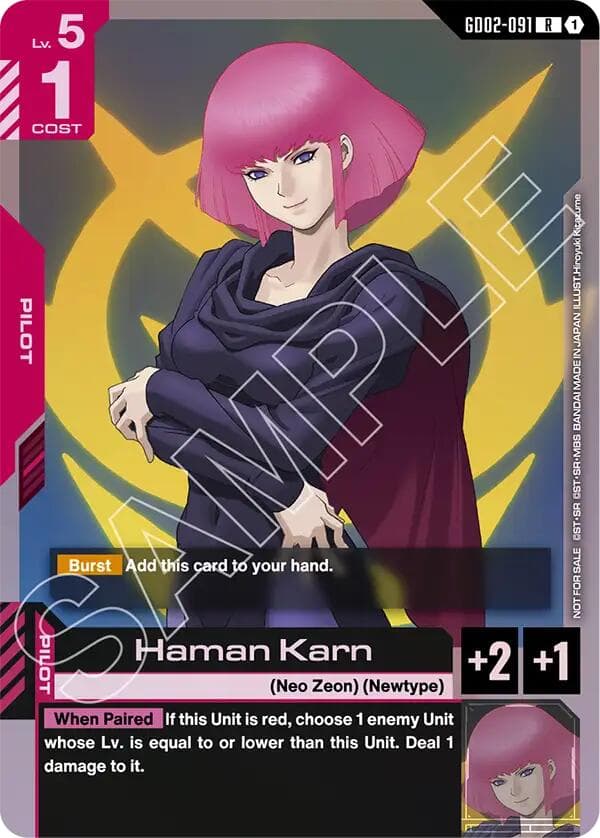 Haman Karn — Gundam Promotional Cards card