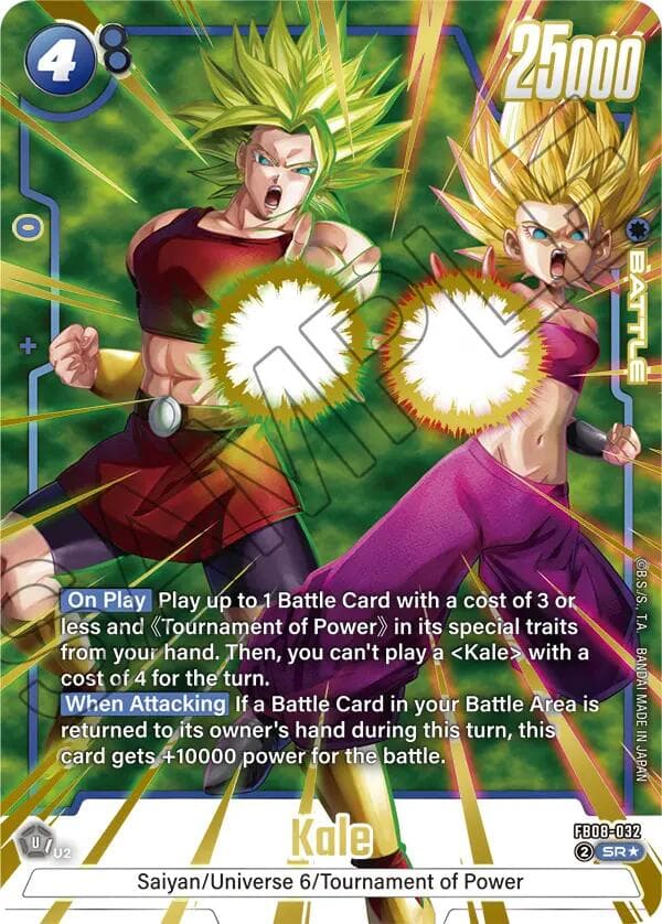 Kale - FB08-032 (Alternate Art) — Saiyan's Pride card