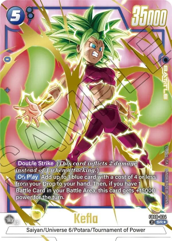 Kefla - FB08-034 (Alternate Art) — Saiyan's Pride card
