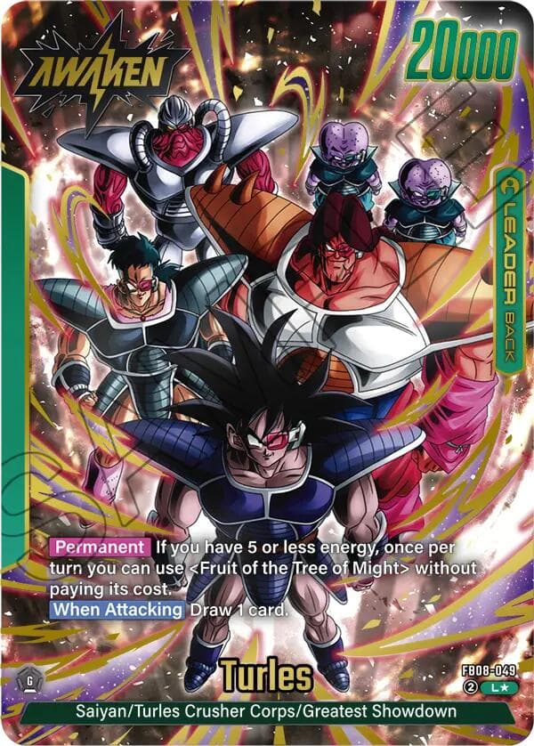 Turles - FB08-049 (Alternate Art) — Saiyan's Pride card