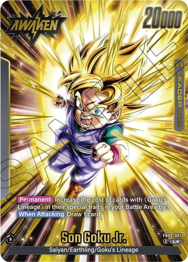 Son Goku Jr. - FB08-097 (Alternate Art) — Saiyan's Pride card