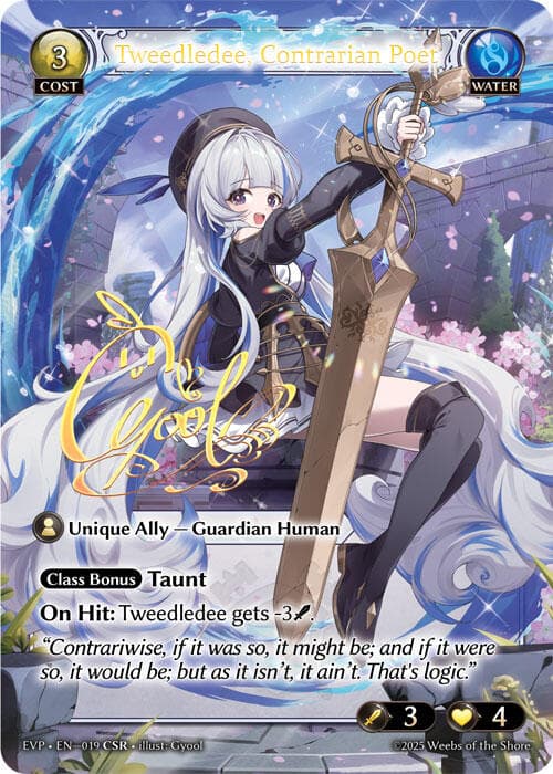 Tweedledee, Contrarian Poet (CSR) — Promotional Cards card