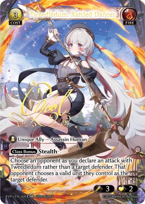 Tweedledum, Rattled Dancer (CSR) — Promotional Cards card