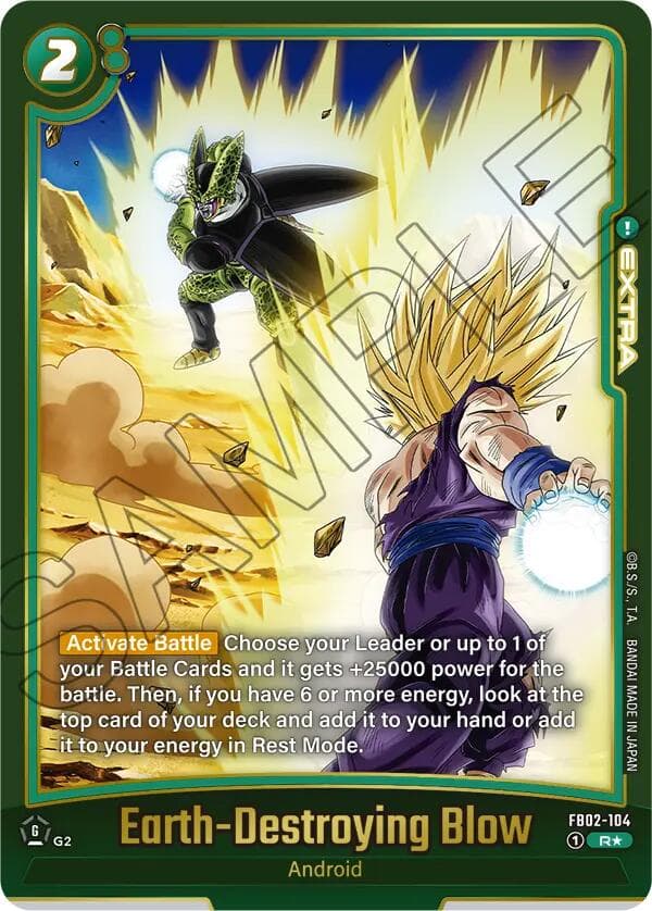 Earth-Destroying Blow (Alternate Art) — Blazing Aura Alternate Art Reprints card