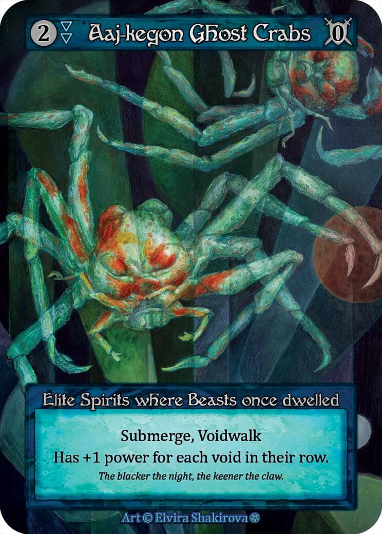 Aaj-kegon Ghost Crabs — Gothic card