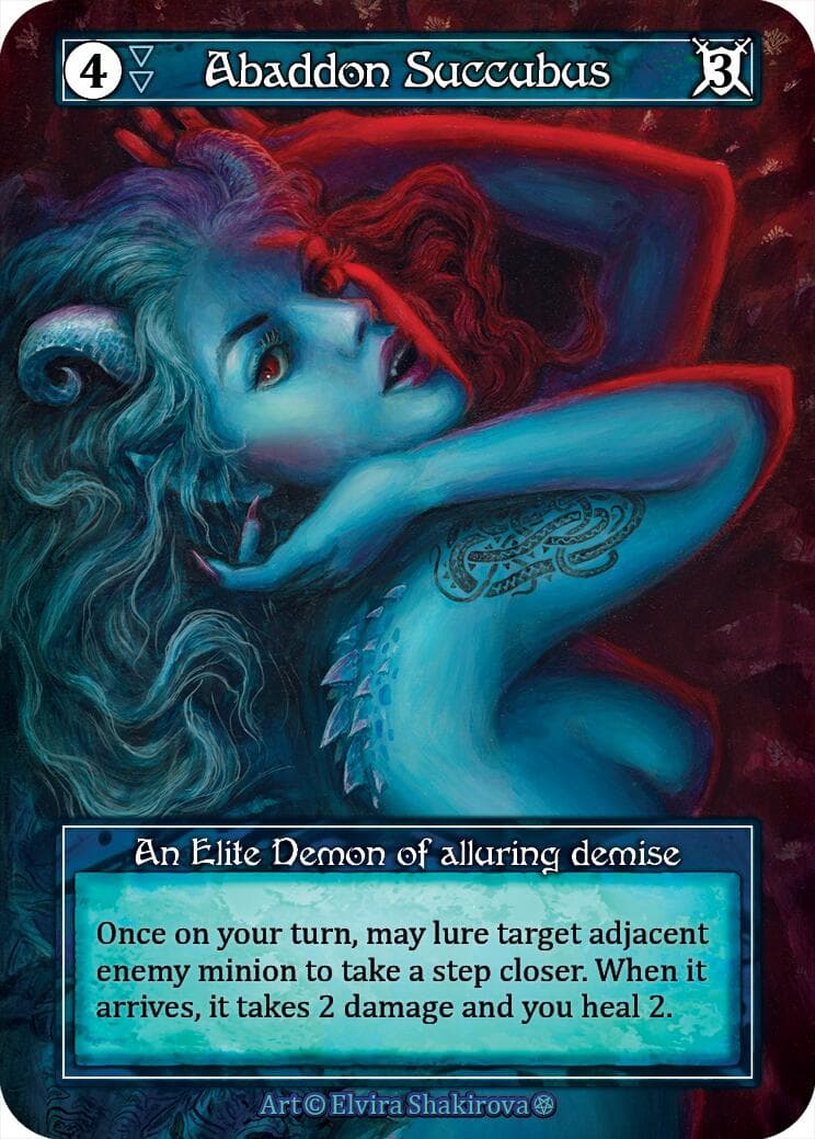 Abaddon Succubus (Foil) — Gothic card