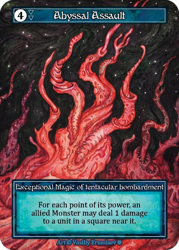 Abyssal Assault (Foil) — Gothic card