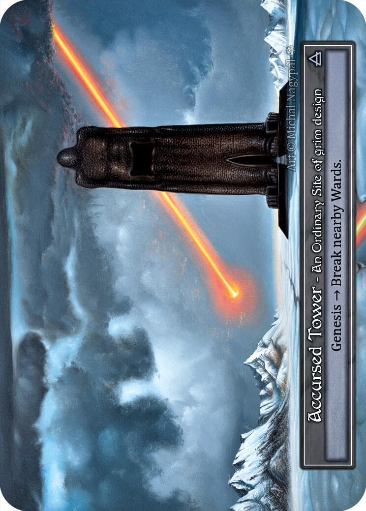 Accursed Tower (Foil) — Gothic card
