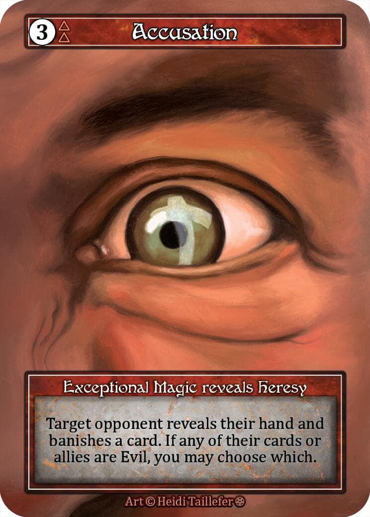 Accusation (Foil) — Gothic card