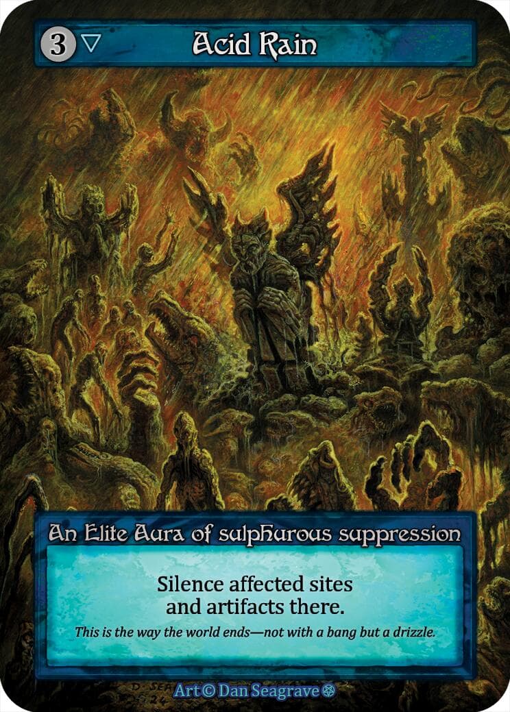 Acid Rain — Gothic card