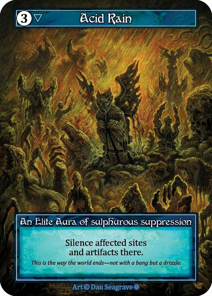 Acid Rain (Foil) — Gothic card