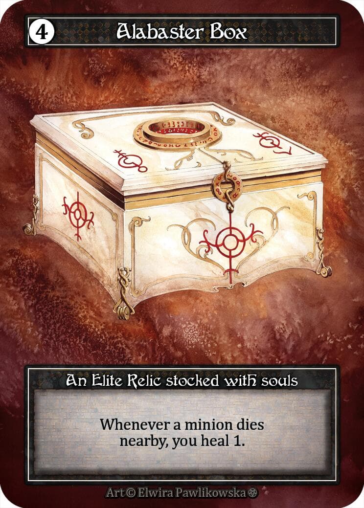 Alabaster Box (Foil) — Gothic card