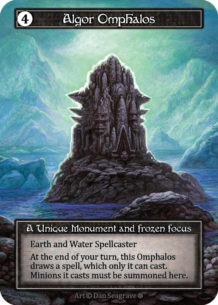 Algor Omphalos (Foil) — Gothic card