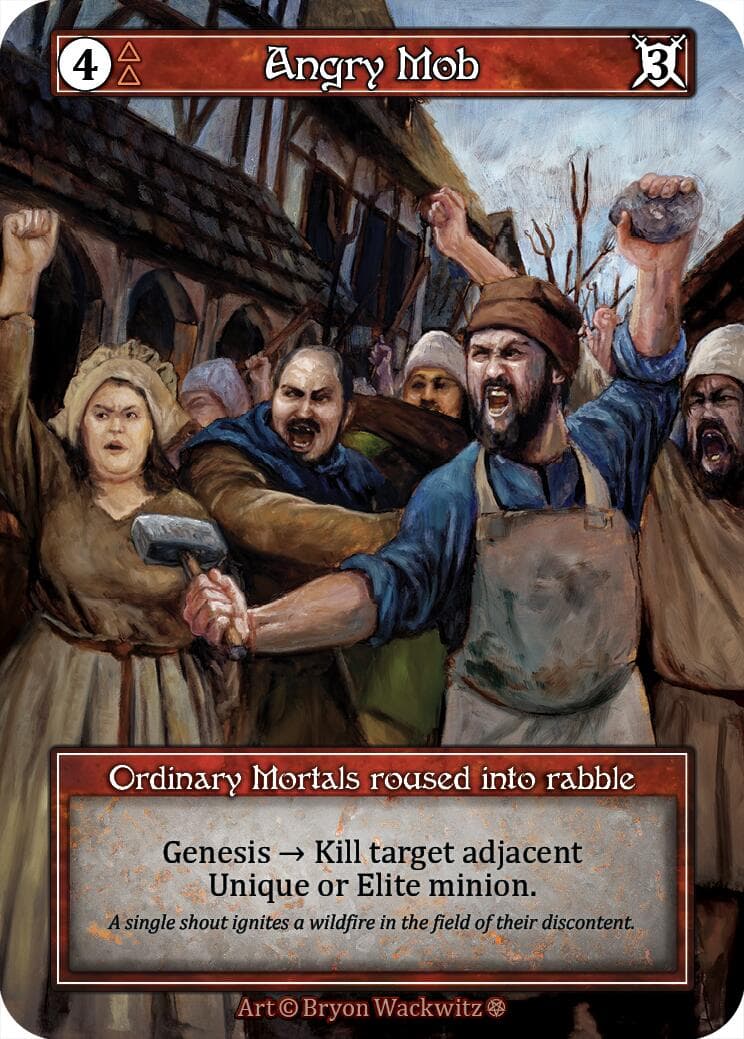 Angry Mob (Foil) — Gothic card
